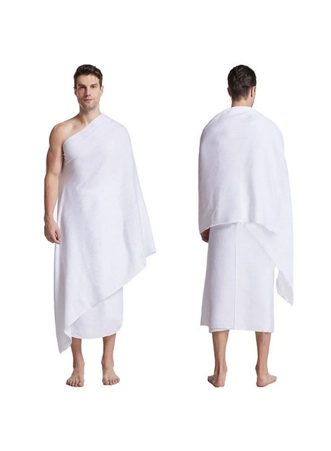TOP ONE Ultra-Soft Premium 2 Piece Men’s Ihram for Hajj & Umrah – 1200 GSM | Premium Comfort, Sacred Simplicity - Image 4
